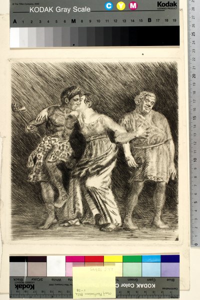 Bacchanter av Oluf Hartmann