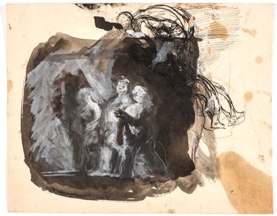 Studie för "Diogenes" av Oluf Hartmann