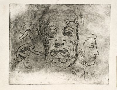 Studieblad av Oluf Hartmann