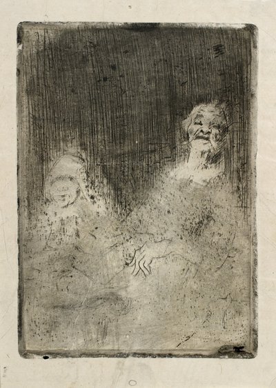 Två figurer av Oluf Hartmann