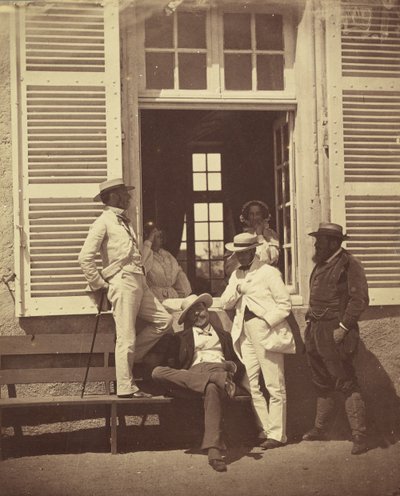 Några bekanta av Louis Robert, ca. 1860. av Olympe Aguado