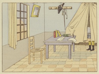 En löjtnant i Valence 1785, Napoleon reste sig före gryningen av Onfray de Breville Job