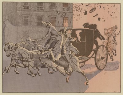 Napoleon anordnade en magnifik festival för att fira fredens år, den 9 november 1801 av Onfray de Breville Job
