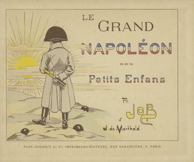 Titelsidan för Le Grand Napoleon des Petits Enfants av Onfray de Breville Job