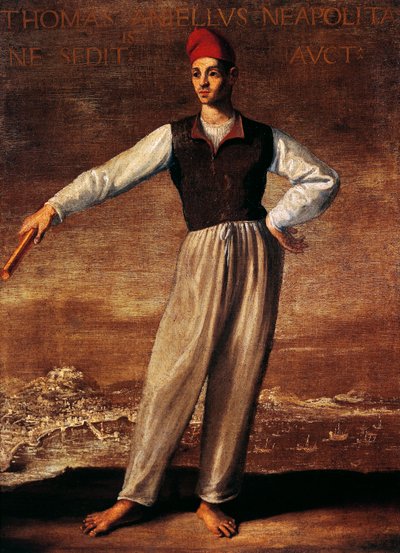 Porträtt av Tommaso Aniello d