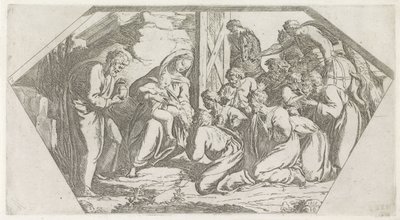 Tillbedjan av kungarna Målningar i Raphaels Loggia (serietitel) av Orazio Borgianni