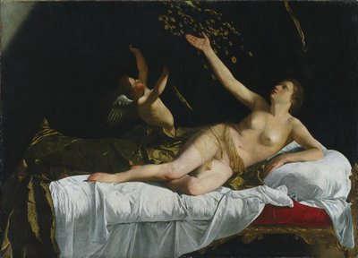 Danaë av Orazio Gentileschi