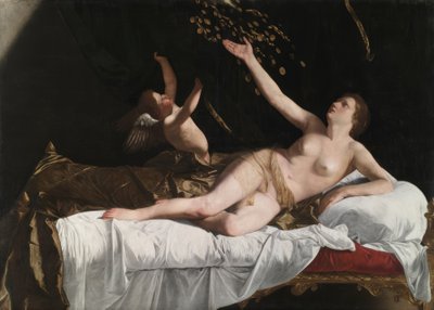 Danaë av Orazio Gentileschi