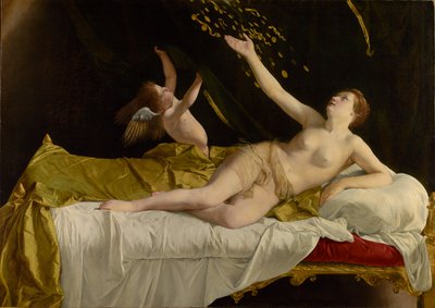 Danaë och guldregnet av Orazio Gentileschi