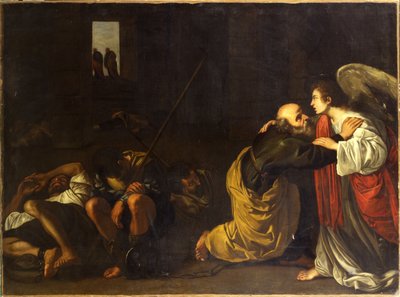 Sankt Peters befrielse av Orazio Gentileschi