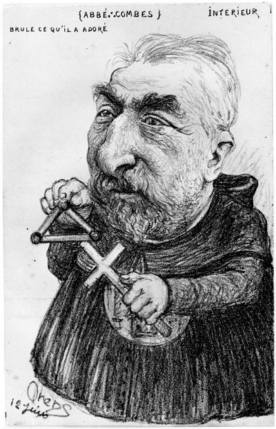 Emile Combes, fransk politiker, 1900-talet. av Orens Denizard