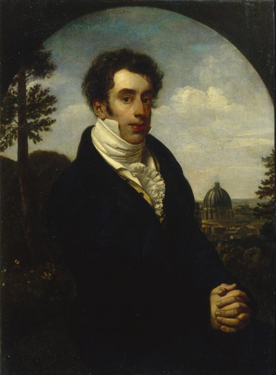 Porträtt av prins Alexander Mikhailovich Golitsyn 1798-1858, 1819 av Orest Adamovich Kiprensky