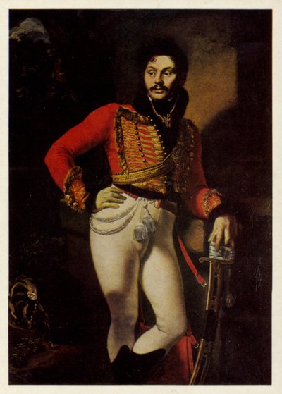 Porträtt av Evgraf Davydov, 1809 av Orest Adamovich Kiprensky