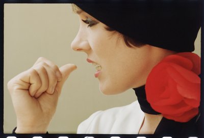 Julie Andrews på uppsättningen av "Thoroughly Modern Millie" av Orlando Suero