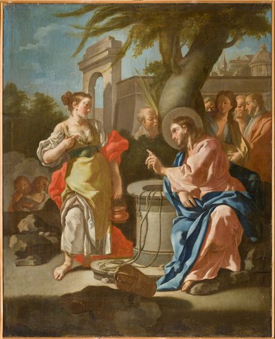 Jesus och den samaritiska kvinnan, andra hälften av 1700-talet (olja på duk) av Oronzo Tisio