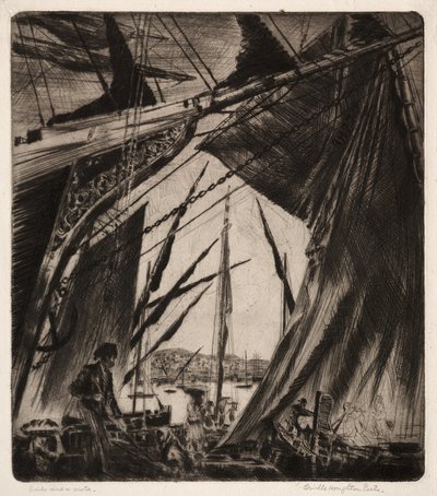 Segel och en Vista av Orville Houghton Peets