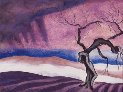 Död, 1926. av Oscar Bluemner