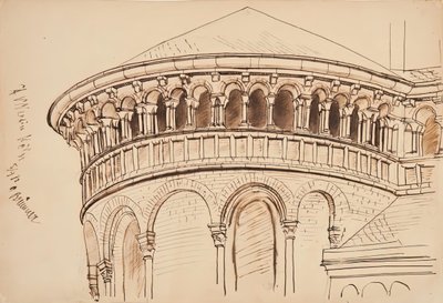 St. Martin, Köln, 1892. av Oscar Bluemner