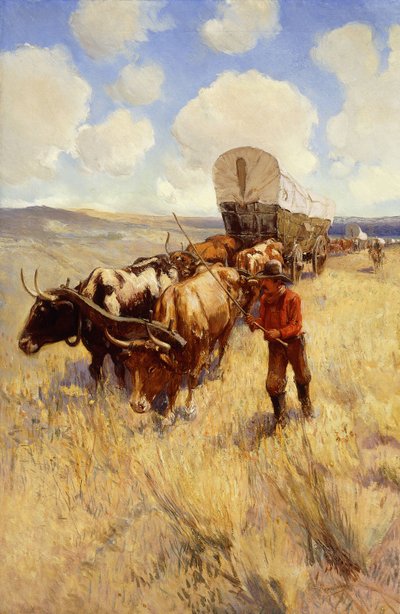 Vagn tåg av Oscar Edward Berninghaus