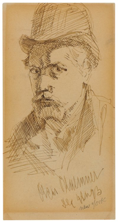 Självporträtt av Oscar Florianus Bluemner