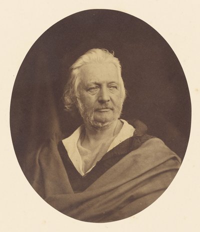 Studie av ett huvud av Oscar Gustave Rejlander