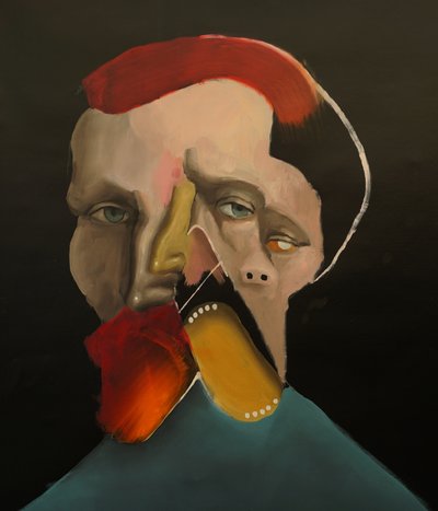 Another Vincent, 2022 (olja och akryl på duk) av Oscar Nin