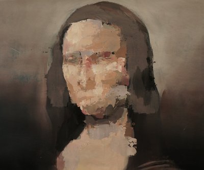 Mona Lisa, 2020 (akryl på duk) av Oscar Nin
