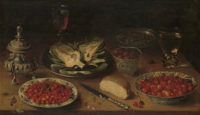 Stilleben med kronärtskocka av Osias the Elder Beert
