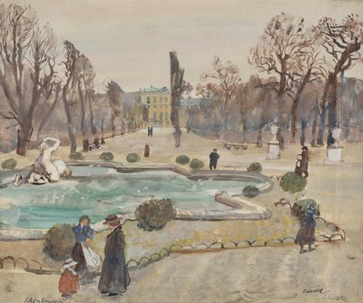 Schönbrunn (vinter) av Oskar Laske