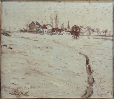 Snölandskap nära Grafrath av Oskar Moll