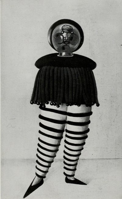 Från Scenen på Bauhaus Scenen på Bauhaus, 1925. av Oskar Schlemmer