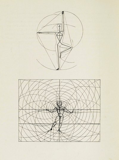 Från Scenen på Bauhaus Scenen på Bauhaus, 1925. av Oskar Schlemmer