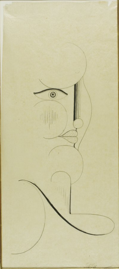 Huvud av Oskar Schlemmer