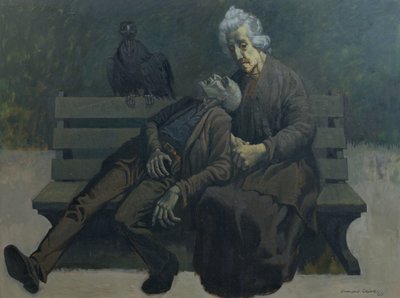 En bänk i Paris, 1960 av Osmund Caine