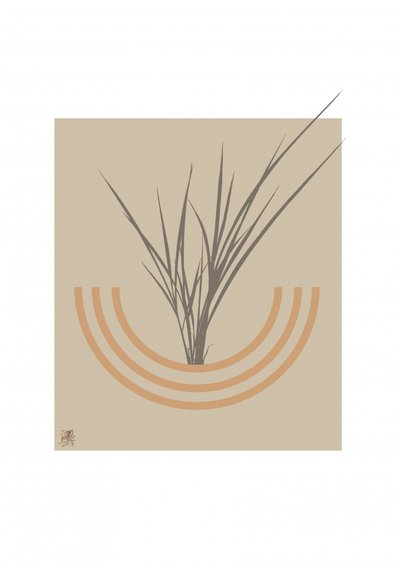 Minimalistisk botanisk båge av Osvaldo Russo