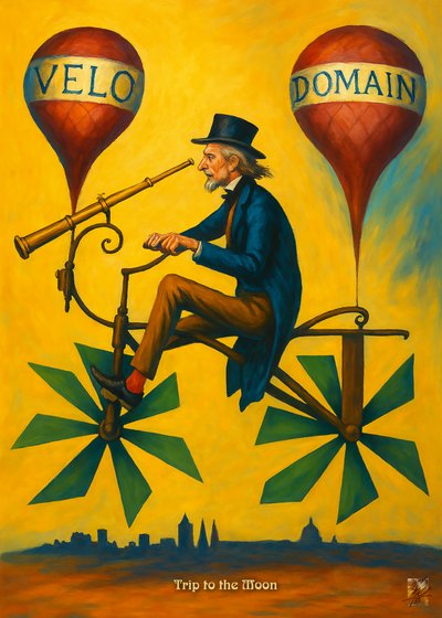 Steampunk-månresan av Osvaldo Russo