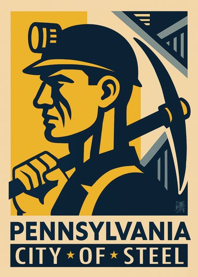 Steel City Miner av Osvaldo Russo