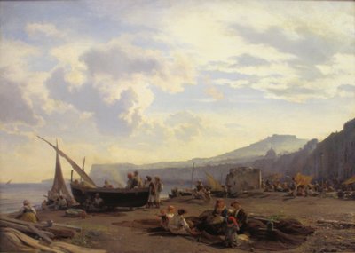 Chemnitz, Konstsamlingar, Oswald Achenbach, Strandscen av Oswald Achenbach