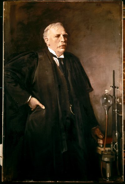 Porträtt av Ernest Rutherford av Oswald Hornby Joseph Birley