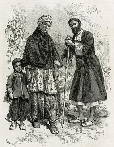 En Guebre-familj av Oswaldo Tofani