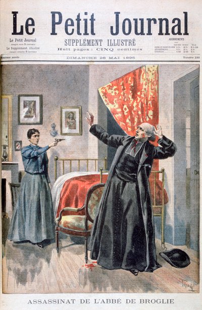 Mordet på Abbé de Broglie, 1895. av Oswaldo Tofani