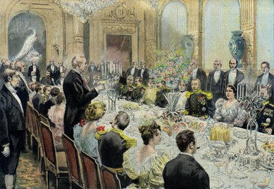 Middag till generalduchesnes ära av Oswaldo Tofani