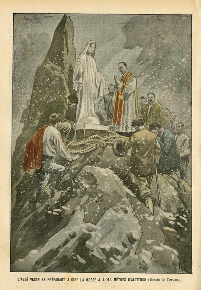 Illustration av Oswaldo Tofani (1849-1915) i Le Pelerin av Oswaldo Tofani