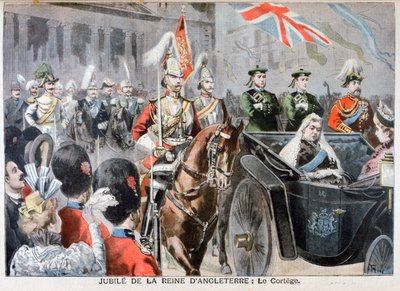 Procession, drottning Victorias diamantjubileum, 1897 av Oswaldo Tofani