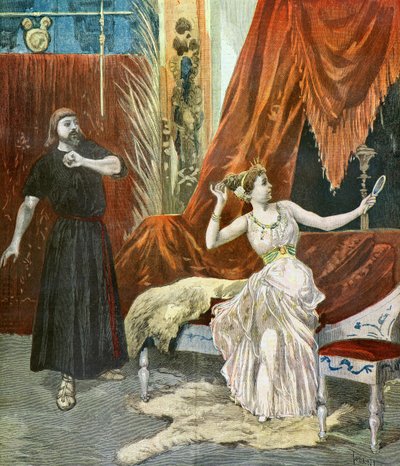 Sibyl Sanderson och Francisque Delmas av Oswaldo Tofani
