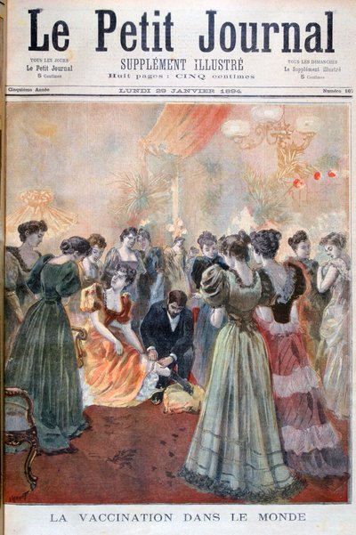 Vaccination mot smittkoppor, Paris, 1894 av Oswaldo Tofani