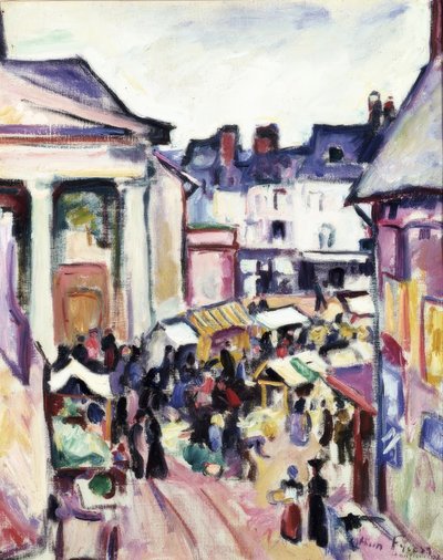 Söndag i Honfleur av Othon Friesz