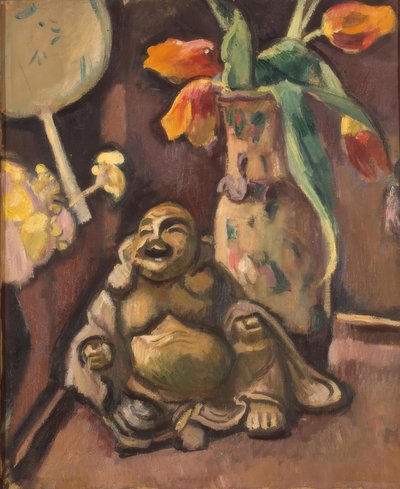 Stilleben med en statyett av Buddha av Othon Friesz