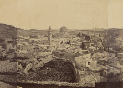 [Panorama över Jerusalem] av Othon Von Ostheim