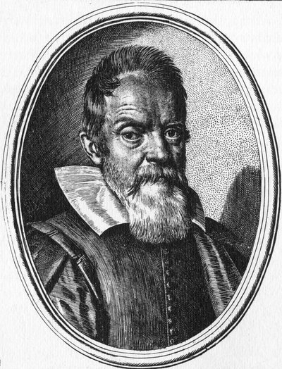 Galileo Galilei (gravyr) av Ottavio (after) Leoni